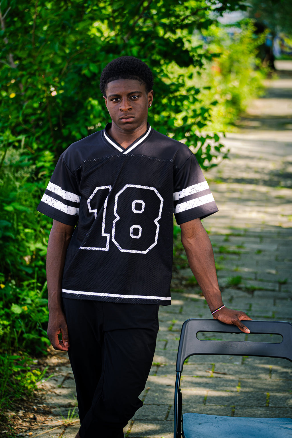 Oversized Black Jersey