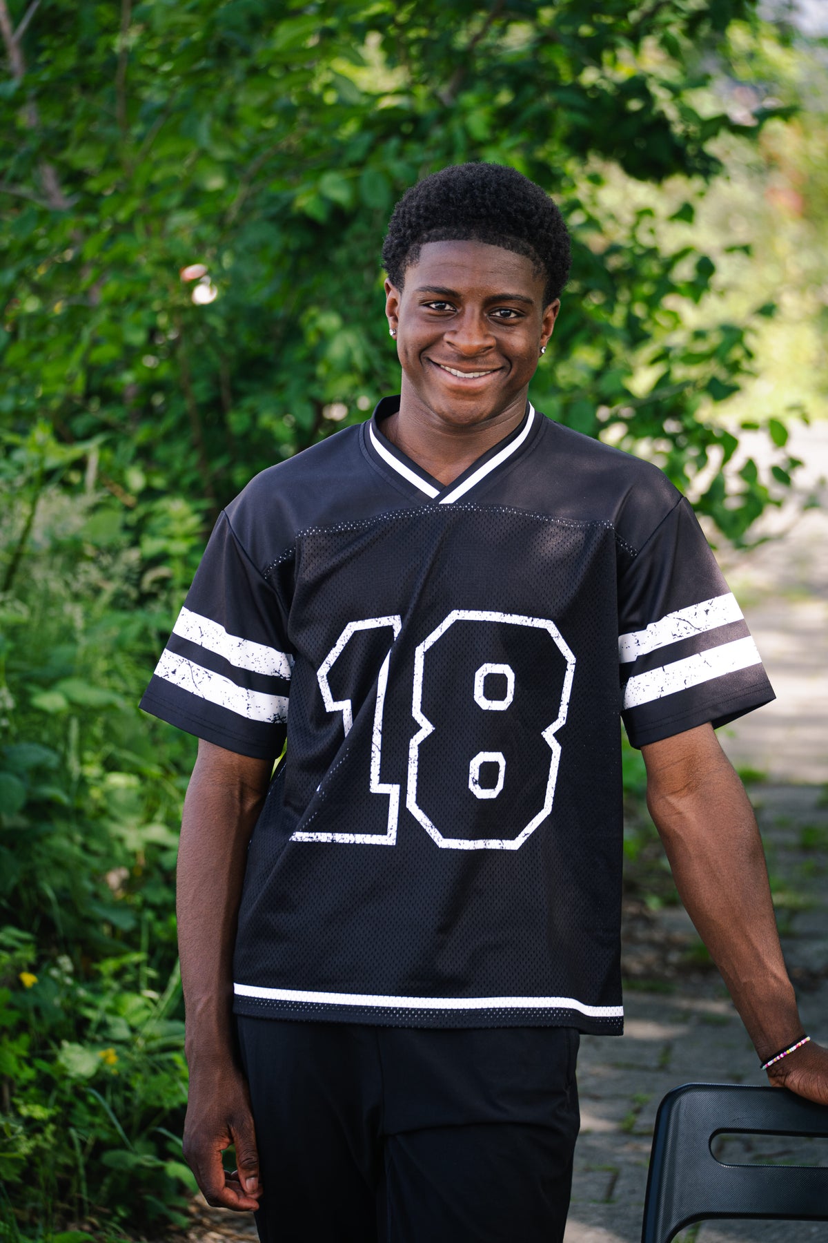 Oversized Black Jersey