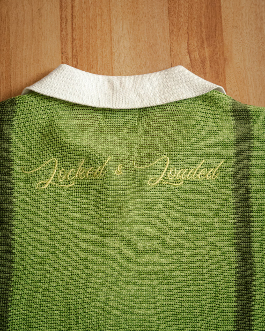 Matcha Green Knitwear Polo