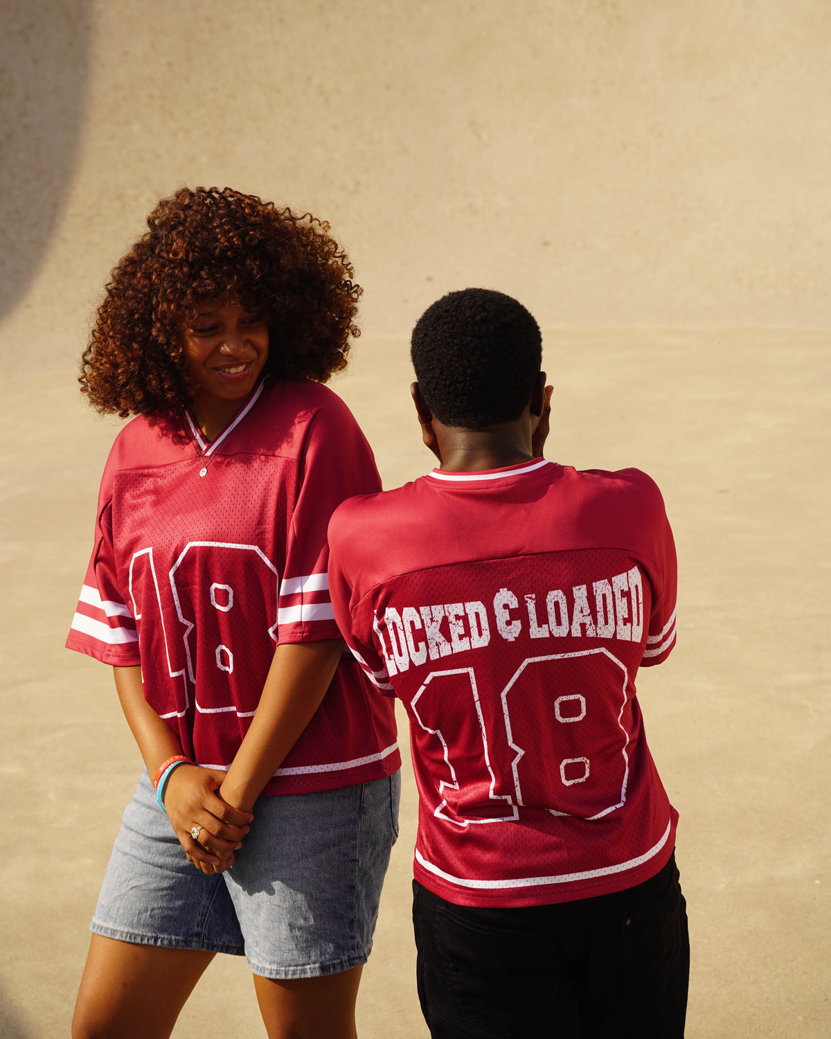 Oversized Wine Red Jersey