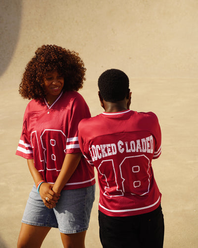 Oversized Wine Red Jersey