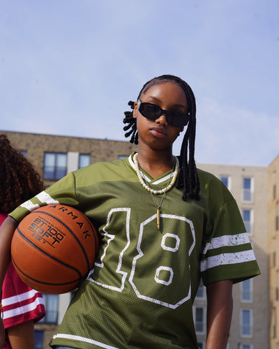 Oversized Olive Green Jersey