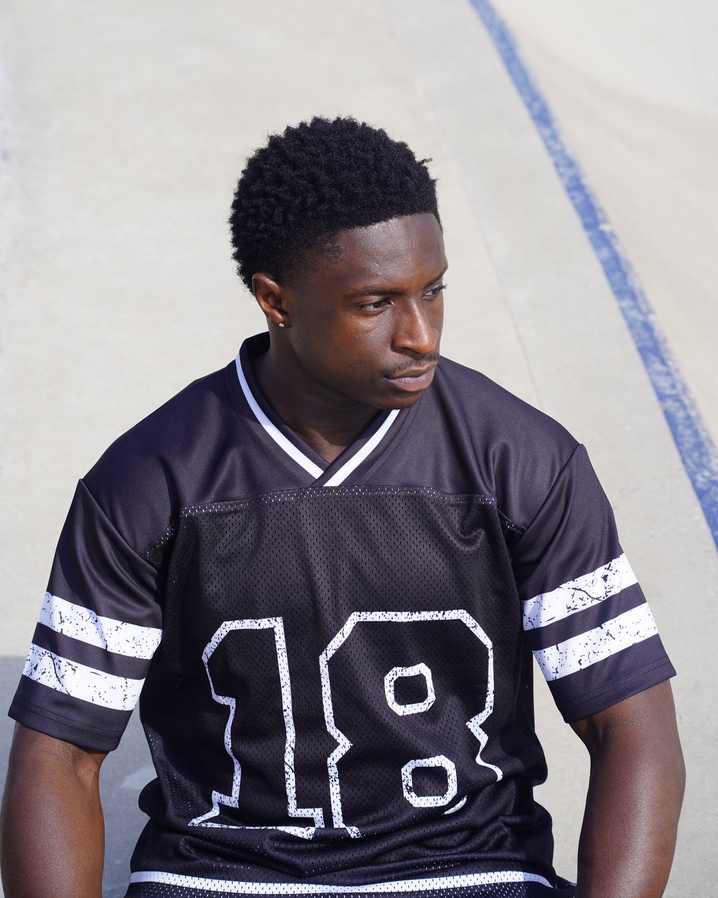 Oversized Black Jersey