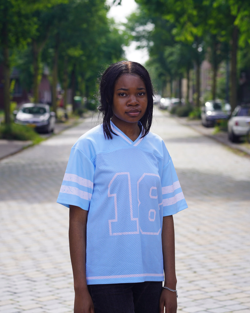 Oversized Baby Blue Jersey