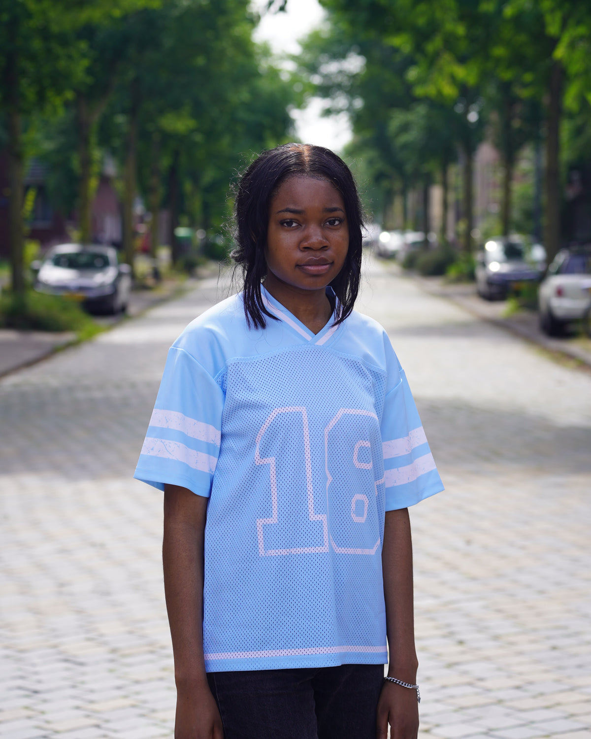 Oversized Baby Blue Jersey