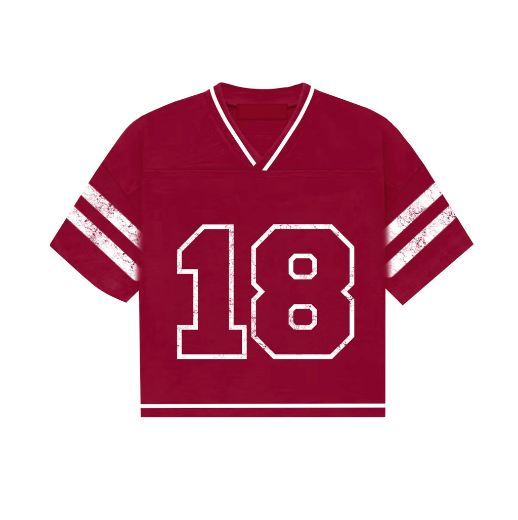 Oversized Wine Red Jersey