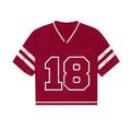 Oversized Wine Red Jersey
