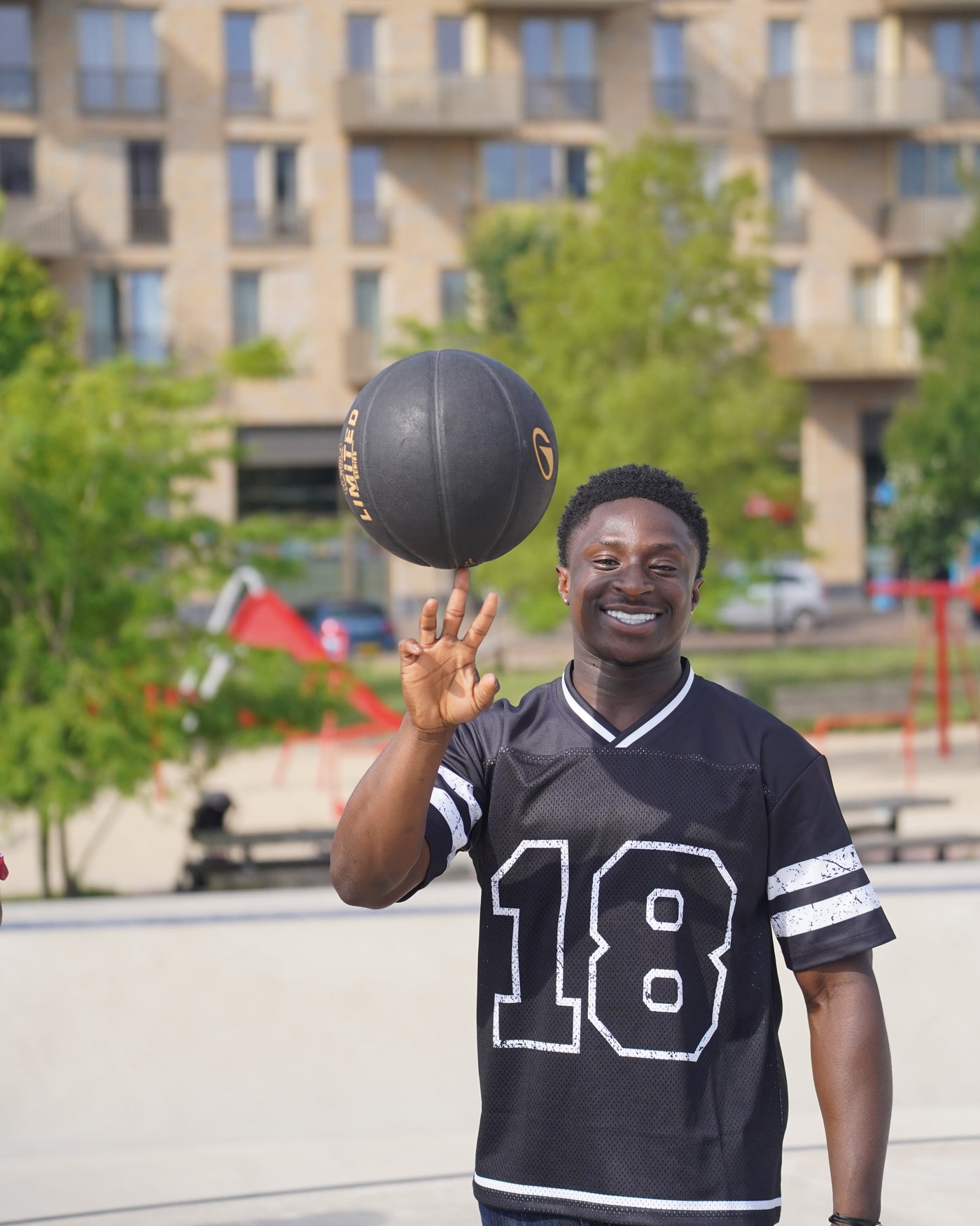 Oversized Black Jersey